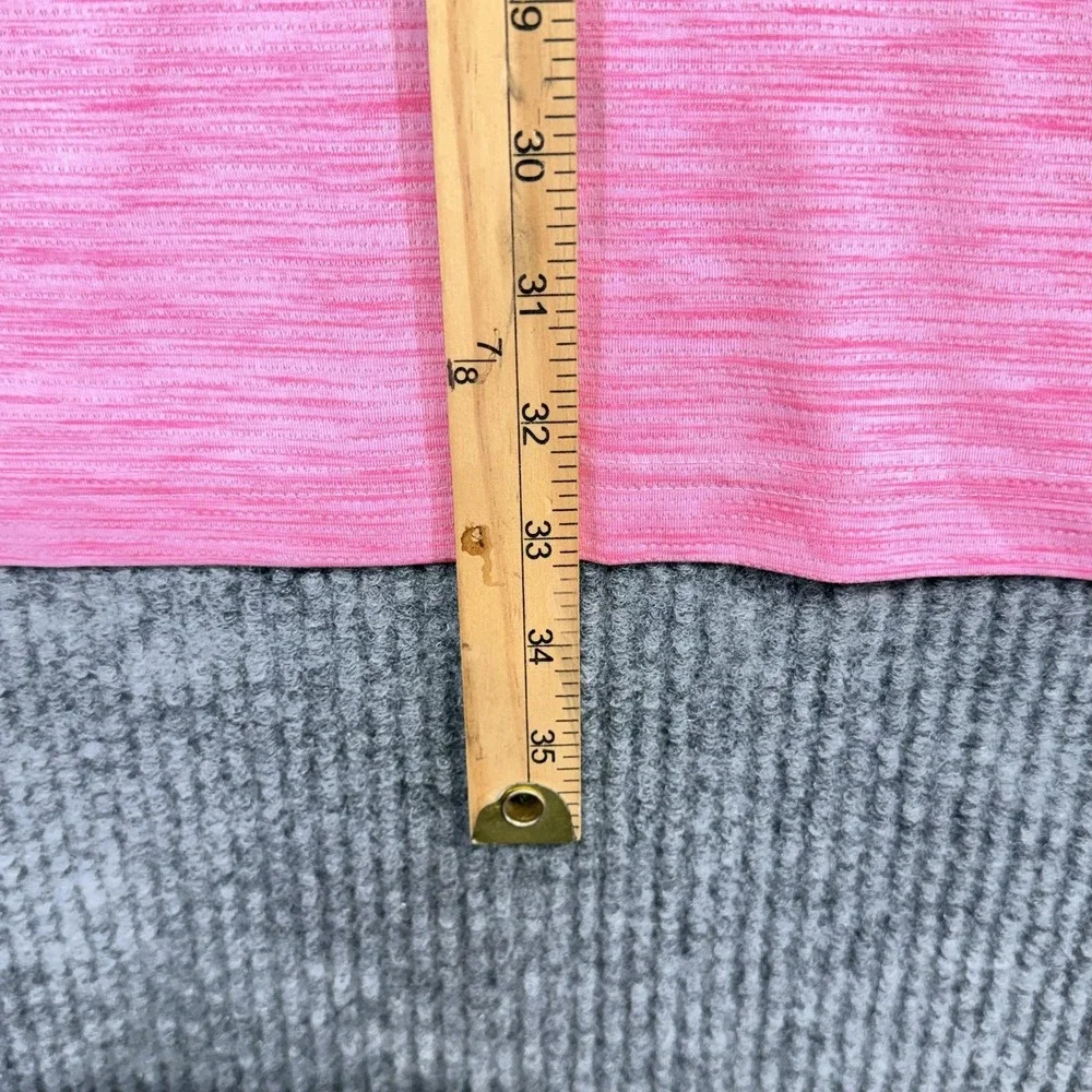 Roundtree & Yorke Performance Polo Shirt Mens 3XLT Pink Striped Big Tall Stretch